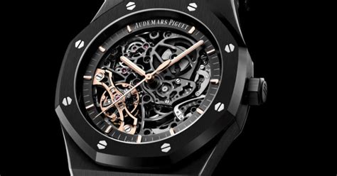 black ap watch|ap black ceramic skeleton price.